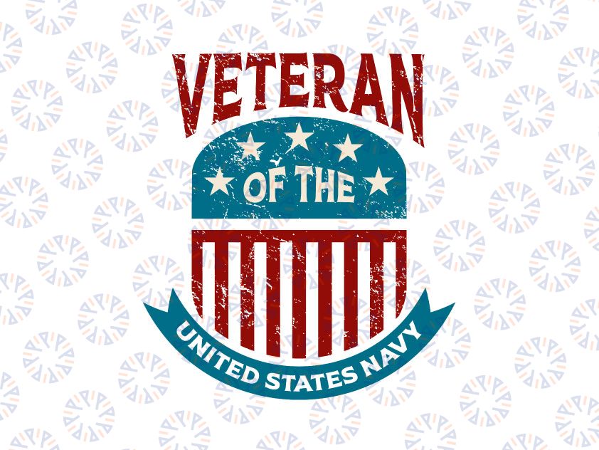 Veteran of The United States, Navy, American Flag, Cricut file, Distressed Dog Tag Vintage Silhouette Design svg, eps, png Dxf Cutting file