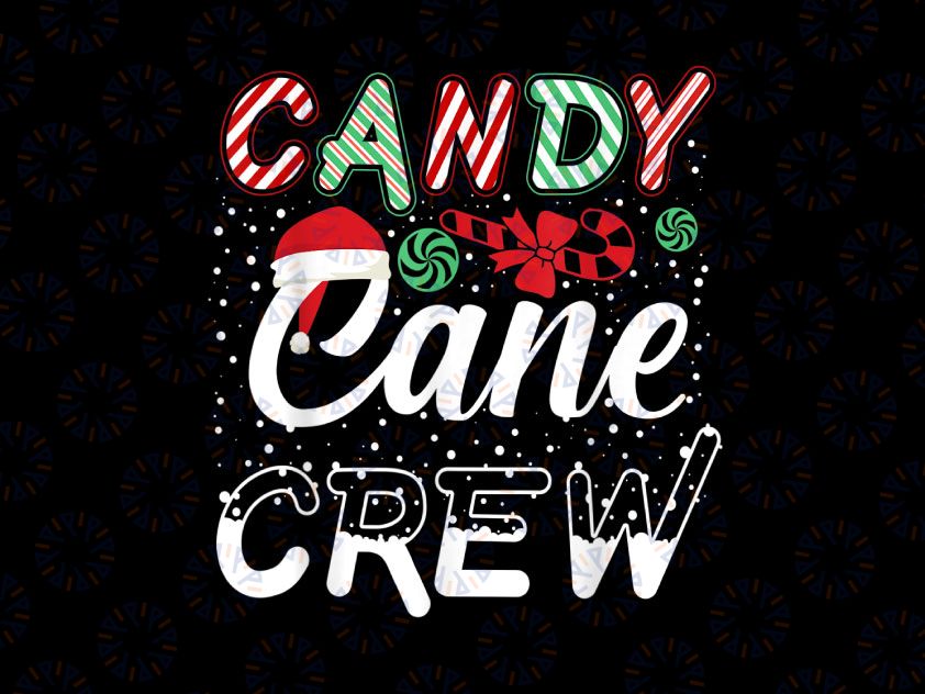 Candy Cane Crew PNG, Funny Christmas Candy Cane Png, X-mas Png, Christmas Png - Candy Cane Png Sublimation Digital Download
