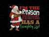 I'm The Reason Santa Has A Naughty List PNG, Christmas PNG, Kid's Christmas Png, Santa PNG Sublimation Difgital Download