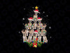 Chihuahua Christmas Tree Dog PNG, Xmas Lights Pajamas PNG,  Xmas Gift PNG Sublimation Difgital Download