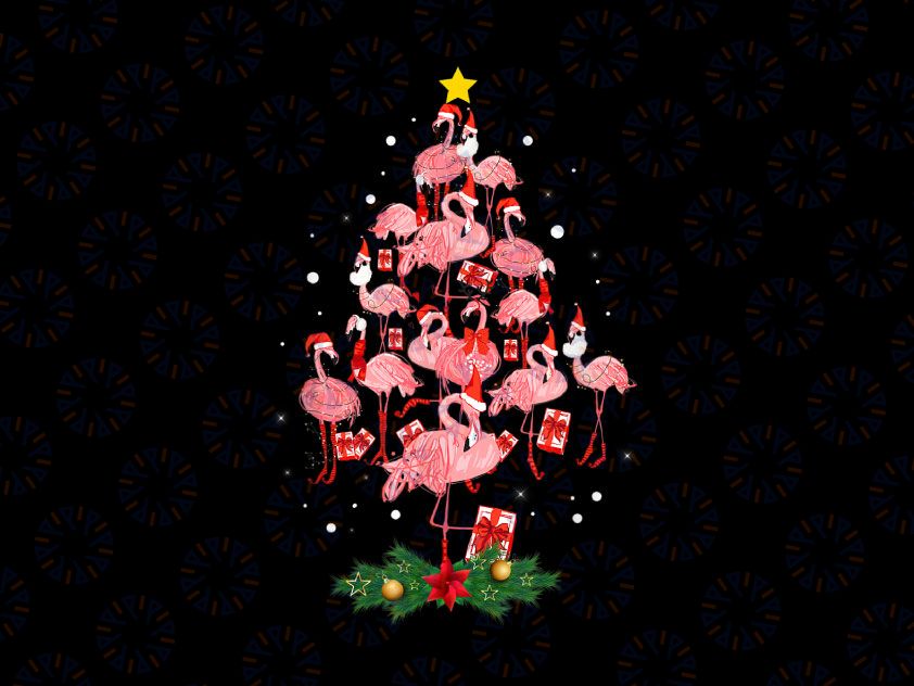 Merry Christmas PNG, Flamingo Lover PNG, Flamingo Christmas Tree, Flamingo Santa, Christmas PNG, Family Christmas Sublimation