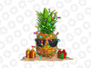 Pineapple Christmas Tree PNG/ Xmas Gifts / Merry Christmas PNG / Happy Holidays / Christmas Eve PNG