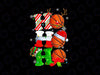 Christmas Funny Ho Ho Ho Basketball Pajama Santa Lover PNG, Baseball Santa, Baseball Elf, Baseball Reindeer, Christmas Matching Png