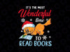 It’s The Most Wonderful Time To Read Books PNG, Christmas Cat Funny With Santa Hat Png, Cat Lover Png, Funny Christmas Png