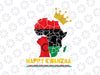 Happy Kwanzaa African Black Woman Queen Gold Crown PNG, Happy Kwanzaa Png African American clipart, Celebrate African American Holiday