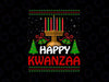 Happy Kwanzaa Ugly Christmas PNG, Celebrate Kwanzaa Png, African Heritage Holiday Printable Clip Art