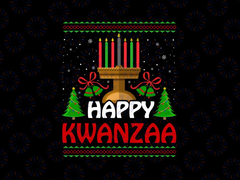 Happy Kwanzaa Ugly Christmas PNG, Celebrate Kwanzaa Png, African Heritage Holiday Printable Clip Art