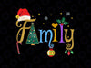 FAMILY Letters Christmas Style Love My Family Christmas PNG, Funny Christmas Png, Christmas Png, Holiday 2021 PNG