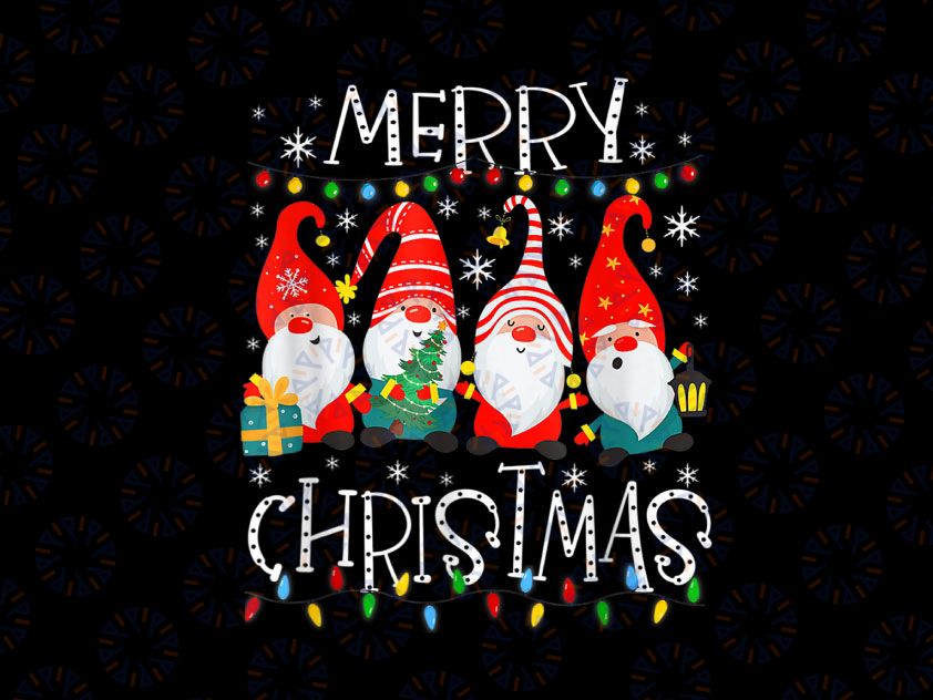 Merry Christmas Gnome PNG, Gnomes Design, Christmas Png, Christmas Gnomes Png,Winter Png, Funny Family Xmas Kids Adults PNG