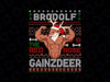 Brodolf The Red Nose Gainzdeer Gym PNG, Ugly Christmas PNG, Gainzdeer Christmas Png, Funny Christmas PNG Sublimation Digital Download