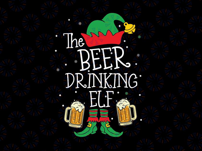 The Beer Drinking Elf Svg Png, Matching Family Drinker Merry Xmas Day Svg, Beer Christmas Elf svg, Beer Lover Elf svg, Christmas Elf svg