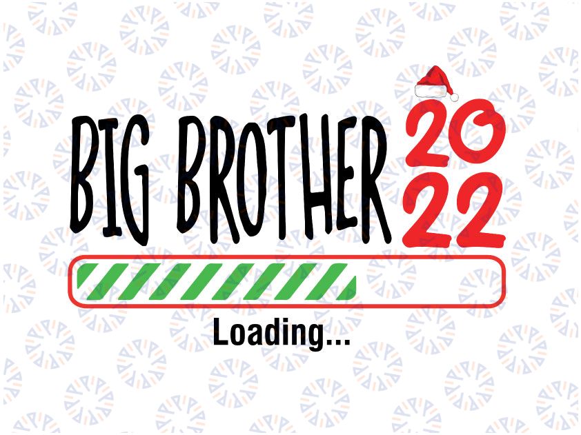 Big Brother 2022 Svg Christmas Big Bro Announcement X-Mas Svg, Promoted To Big Brother Svg, Christmas Gift