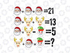 Christmas Math Teacher Svg Png, Funny Christmas Kids Svg, Christmas Math Quiz Svg, Santa Claus Svg, Reindeer Tee, School Holiday Svg