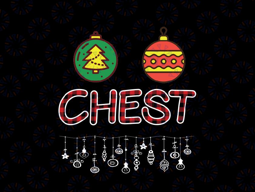 Chest Funny Png, Christmas Couples Chestnuts, Chest Nuts Funny Matching Xmas Png Sublimation Designs Downloads