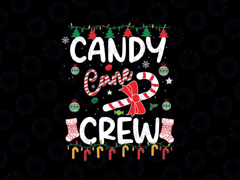 Candy Cane Crew Svg Png, Funny Christmas Candy Lover X-Mas Svg, Merry Christmas Svg, Christmas Svg, Candy Cane Svg png dxf