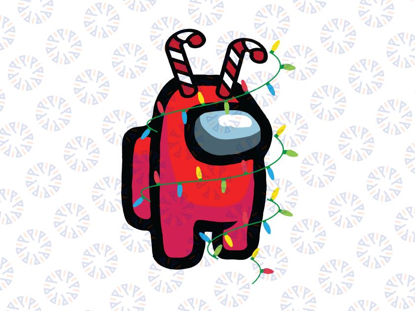 Christmas Santa Among Us Character X-mas 2021 Svg Png, Among Us Christmas png, Among Us Impostor Svg, Christmas Svg, Funny Video Game