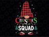 Funny Christmas crew Xmas Squad Gnome Family Pajamas 2022 Png, Christmas Squad png, Matching Christmas With Buffalo Plaid hat png, Christmas Vacation