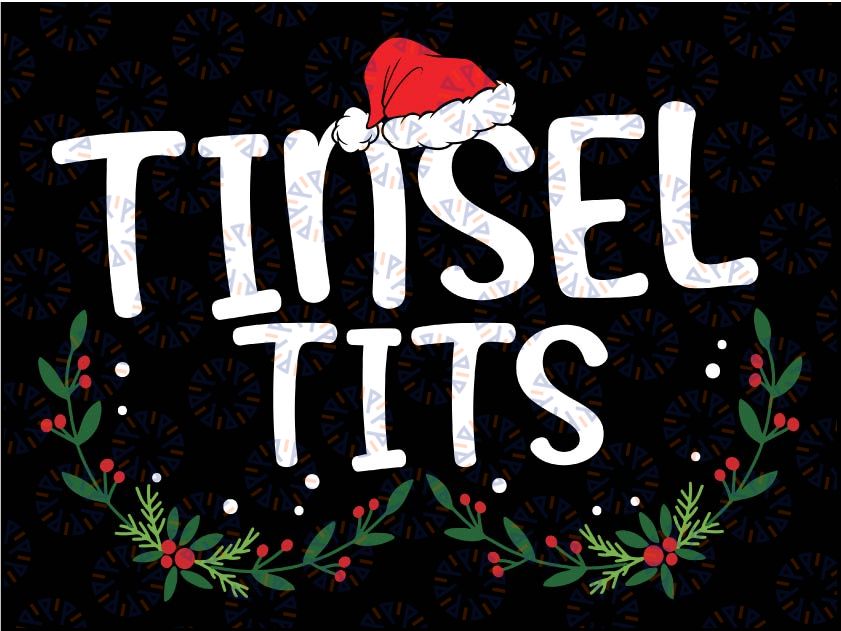 Jing-le Balls Tinsel-Tits Matching Couple Christmas Lovers Svg, Matching Couple Chestnuts Jin-gle Balls Tinsel-Tits Svg, Chistmas ball svg