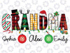 Personalized Names  GRANDMA  Holiday Png, Grandma Christmas, Grandkids Png, Grandma's Favorite Ornaments Kids Png Christmas Shirt Design, Christmas Png