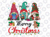 Cute Gnomes Merry Christmas Light Family Gnome Xmas Matching Png, Hand Drawn Christmas Gnomes Png, Winter Gnomes Png, Digital Download