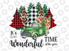 It's Most Wonderful Time of the Year Red Truck Png, Funny Christmas Png, Merry Christmas Png, Digital download