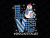 Xmas Love Snowman Second 2nd Grade Teacher Winter Christmas Png,  I Love Snow Blue Christmas PNG, Buffalo Plaid, Digital Download