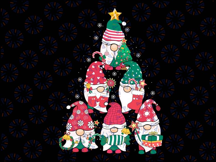 Christmas Gnome Shirt Funny Family Pajamas Gnome Tree Xmas,Christmas Gnome Png, Christmas Sublimation,Christmas Png File,Christmas Gnomes Png,