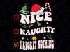 Nice Nau-ghty I Regret Nothing Family Christmas List san-ta, Christmas SVG, Funny Christmas Shirt SVG, Svg Files For Cricut, Sublimation Downloads