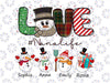 Personalized Names Christmas Love Nanalife, Christmas Nanalife With Kidnames, Custom Snowman Nanalife Sweatshirt, Love Snowman Nanalife DIGITAL DOWNLOAD