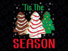 Little Tis'-The- Sea-son Christmas Tree Cakes Deb-bie Xmas svg, Christmas Tree Cake svg,Tree Snack cake png Digital Download