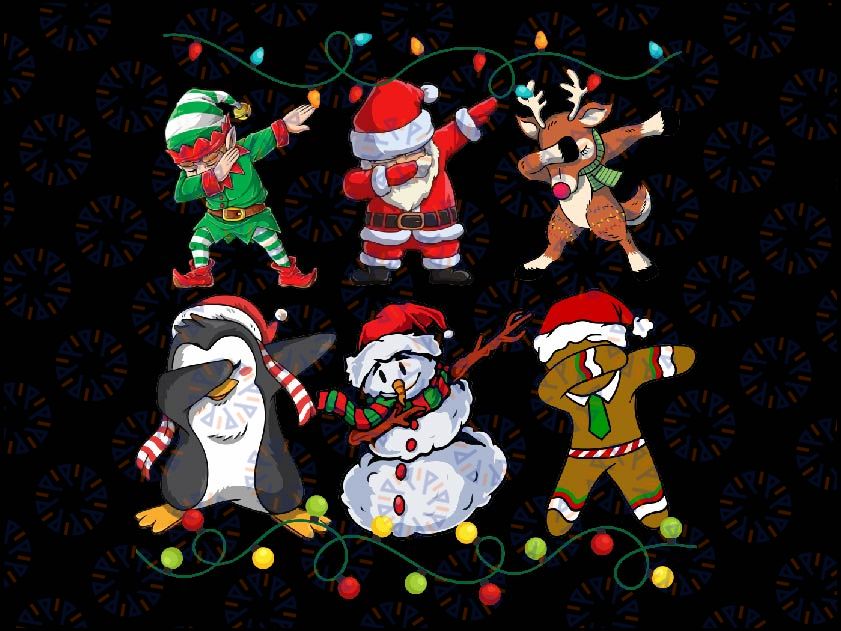 Dabbing San-ta E.l.f Friends Christmas Xmas Png, Christmas Sublimation Designs,Christmas png,Christmas Png