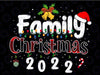 Family Christmas 2022 Matching Pajamas Squad San-ta Funny Png, Family Christmas San-ta hat Png, Matching Family Christmas Png