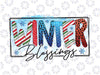 Christmas Printable Sublimation Graphic, Winter Blessings JPEG, Png files, Winter Holidays png, Christmas Png Sublimation Digital Download