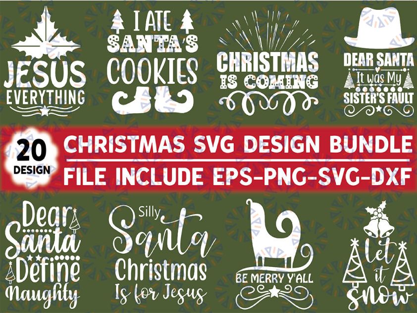 Christmas SVG Bundle, Winter svg, Santa SVG, Holiday, Merry Christmas, Christmas Bundle, Merry Christmas SVG, Funny Christmas SVG, Svg File for Cricut, Png, Dxf