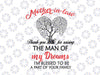 Mother In Law svg - Thankyou For Raising The Man Of My Dreams svg/ png/ eps/ dxf