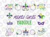 Mardi Gras SVG Bundle | SVG Cut Files, Little miss Mardi Gras, Mardi gras King svg, png, dxf, eps digital download