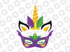 Mardi Gras SVG, Unicorn Face Free SVG File svg, png, dxf, eps digital download