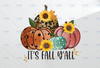 It's Fall y'all pumpkins halloween Sublimation Download, Purple orange fall pumpkins PNG File, Instant Download, it's fall y'all pumpkins