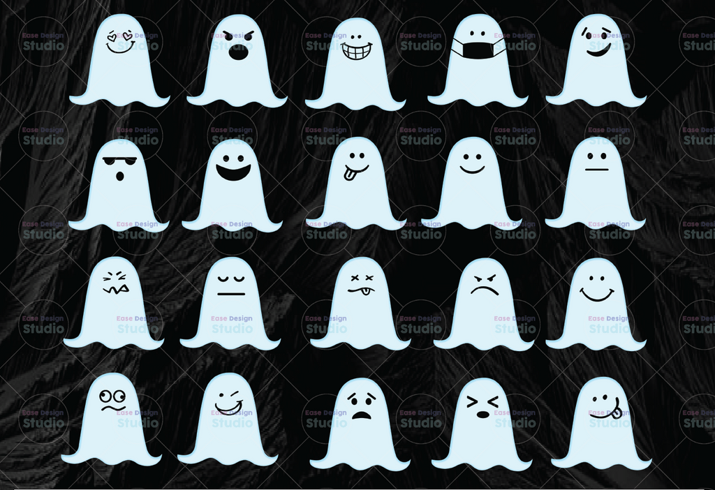 Ghost Png Bundle, Halloween png,Boo png,Cute Ghost png For sublimation, Spooky png,clipart