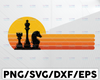 Retro Chess svg, Chess Player svg, Chess Lover Gift, Chess Queen svg, Chess Pieces SVG, Chess King svg, Chess Knight SVG
