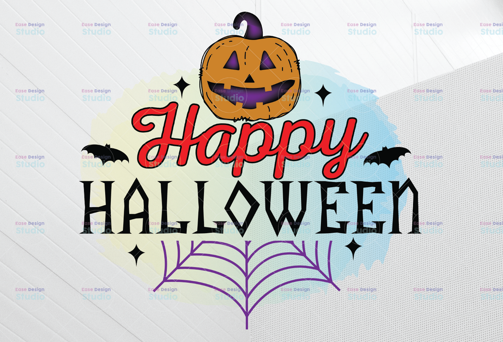 Happy Halloween PNG , Happy Halloween Sublimation Designs Downloads, Halloween Sublimation PNG