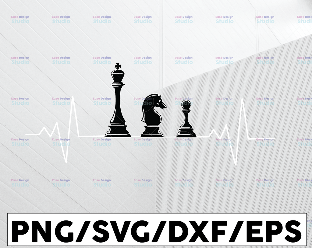 Chess SVG, Chess Pieces SVG, Chess Clipart, Chess Cut Files For Silhouette, Chess Files for Cricut, Chess Dxf, Chess Png, Eps, Chess Vector