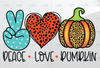 Peace Love Halloween Pumpkin PNG, Halloween Sublimation PNG Design, Pumpkin Png, Pumpkin, transfers design png, Peace Love Halloween png