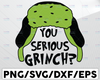 You Serious Grinch svg, Grinch svg, Cute Grinch SVG, Grinch Christmas SVG, Christmas SVG, Grinch xmas svg