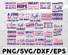 Breast Cancer SVG Bundle, Survivor Svg, Pink Ribbon Svg, Breast Cancer Svg, Fight Cancer Svg, cut files, Cricut, Silhouette, PNG