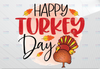 Happy Turkey Day png, Thanksgiving png, Pilgrim Turkey png, Turkey png, Rainbow png, Pumpkin png, Happy Thanksgiving, Sublimation