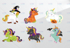 Cute Unicorn Halloween PNG, Halloween Png Bundle, Funny Halloween, Halloween Clipart, clipart instant download PNG file