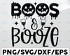 Boos And Booze svg, Kids Halloween shirt svg, cute toddler svg, ghost svg, cut files for cricut, silhouette cut files, ghost png