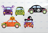 Drive-by Halloween Party Parade Png clipart, drive through party truck, quarantine party,  car graphics, PNG clip art