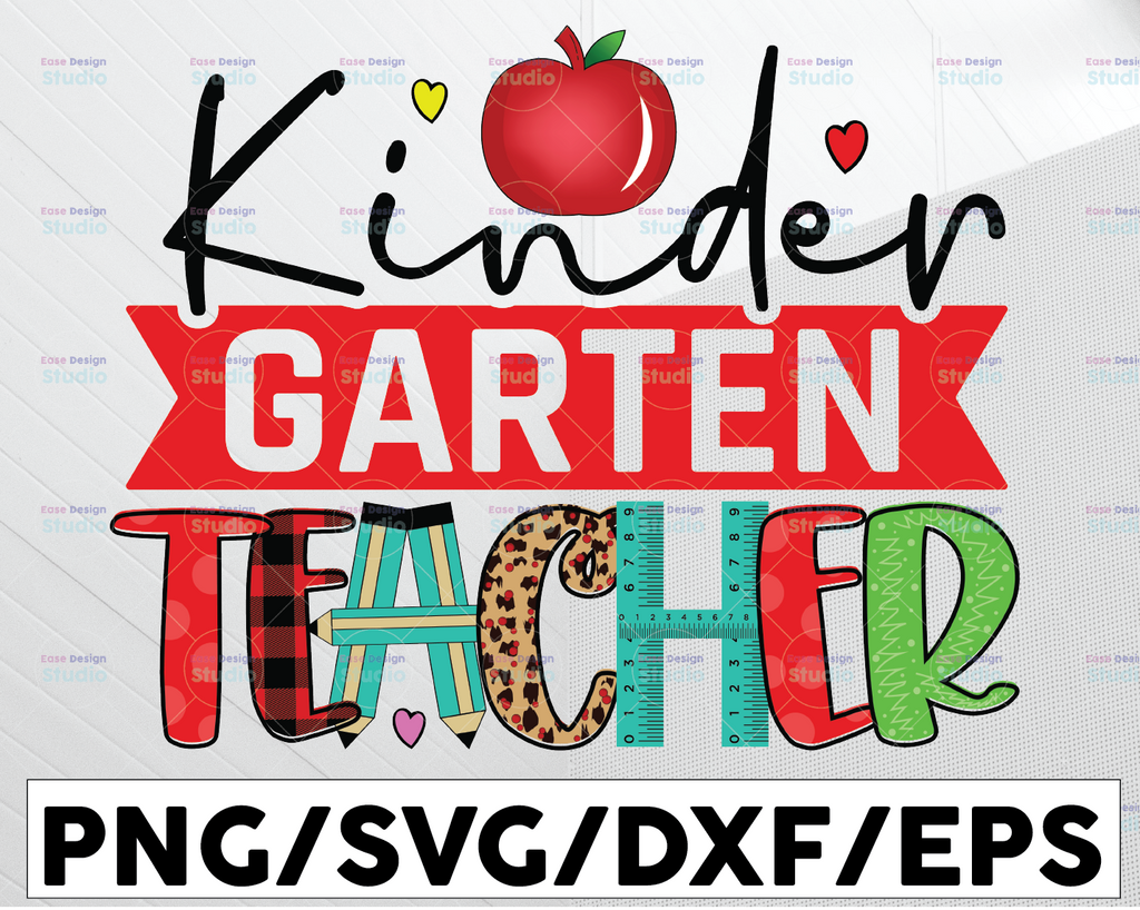 Kindergarten Png, Kindergarten, Teacher Kindergarten Design, Hello Kindergarten,PNG Files For Sublimation, Kindergarten Png